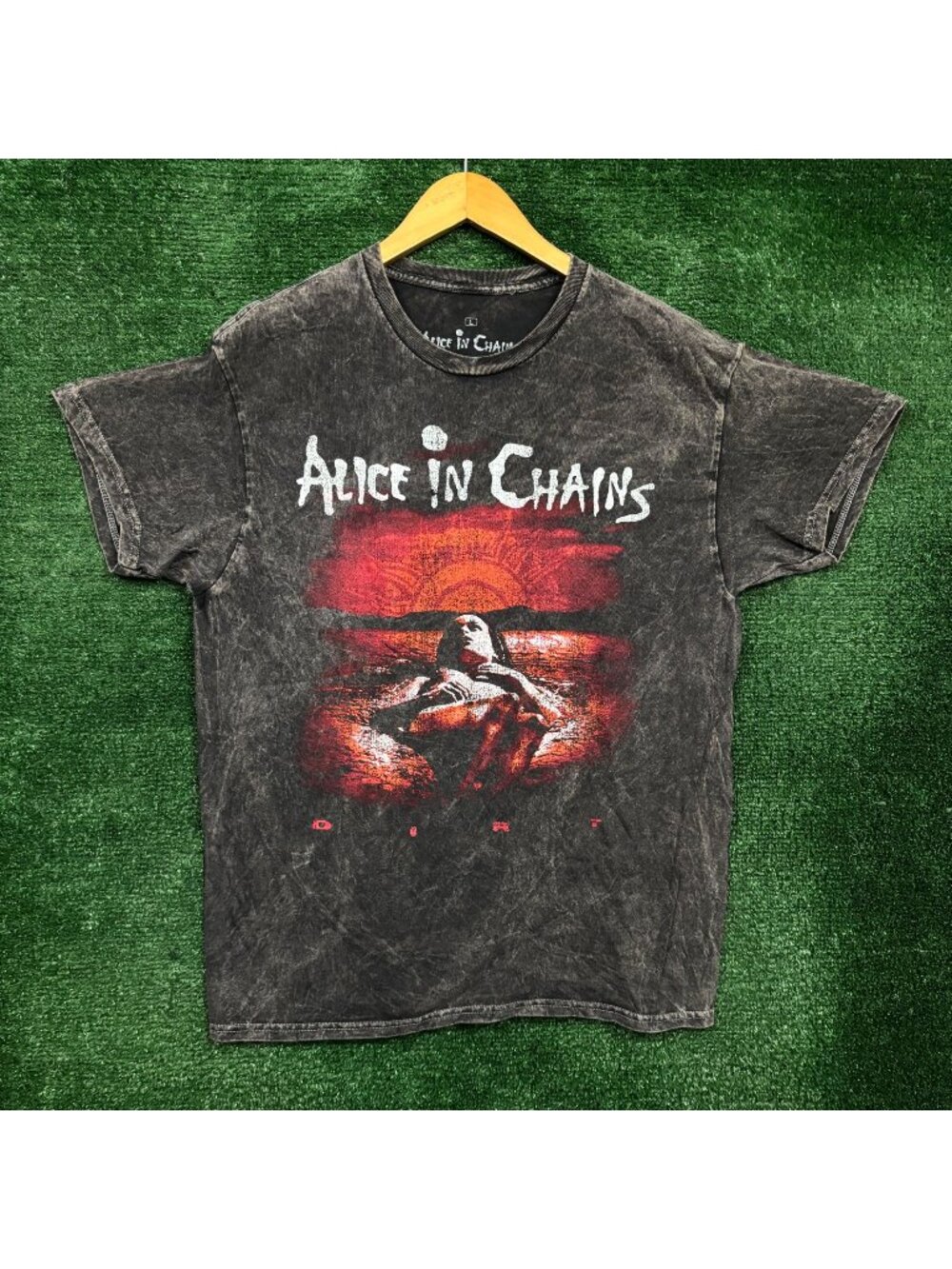 Alice In Chains Dirt Mineral Wash T-Shirt Size Large